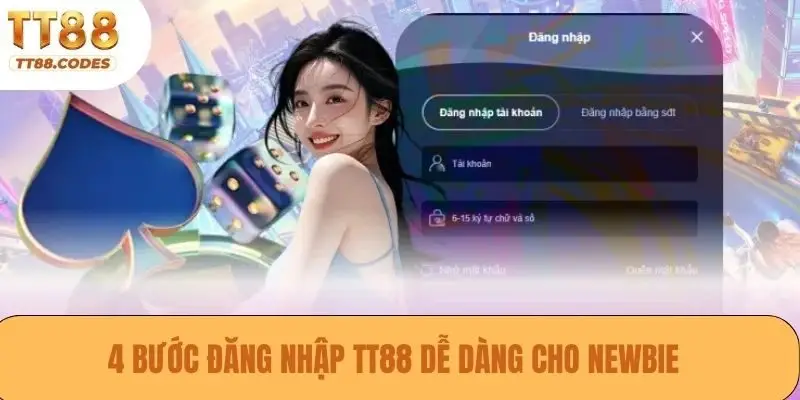 4 bước đăng nhập TT88 dễ dàng cho newbie