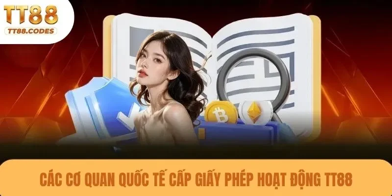 Các cơ quan quốc tế cấp giấy phép hoạt động TT88