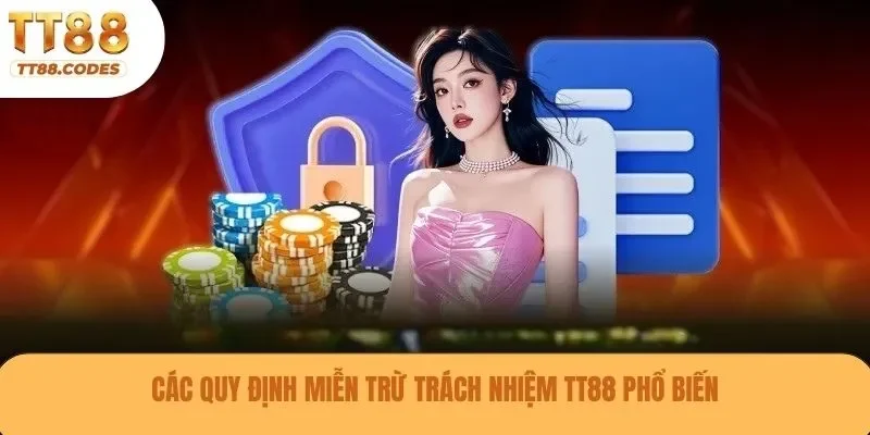 Các quy định miễn trừ trách nhiệm TT88 phổ biến