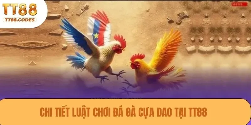 Chi tiết luật chơi đá gà cựa dao tại TT88