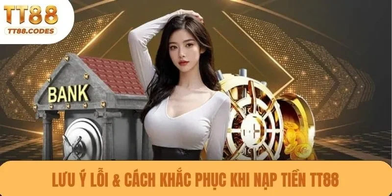 Lưu ý lỗi & cách khắc phục khi nạp tiền TT88